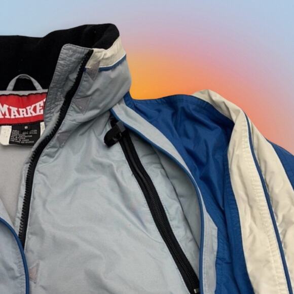 MARKER Womens 8 Blue Gray Winter Ski Jacket - Picture 5 of 5